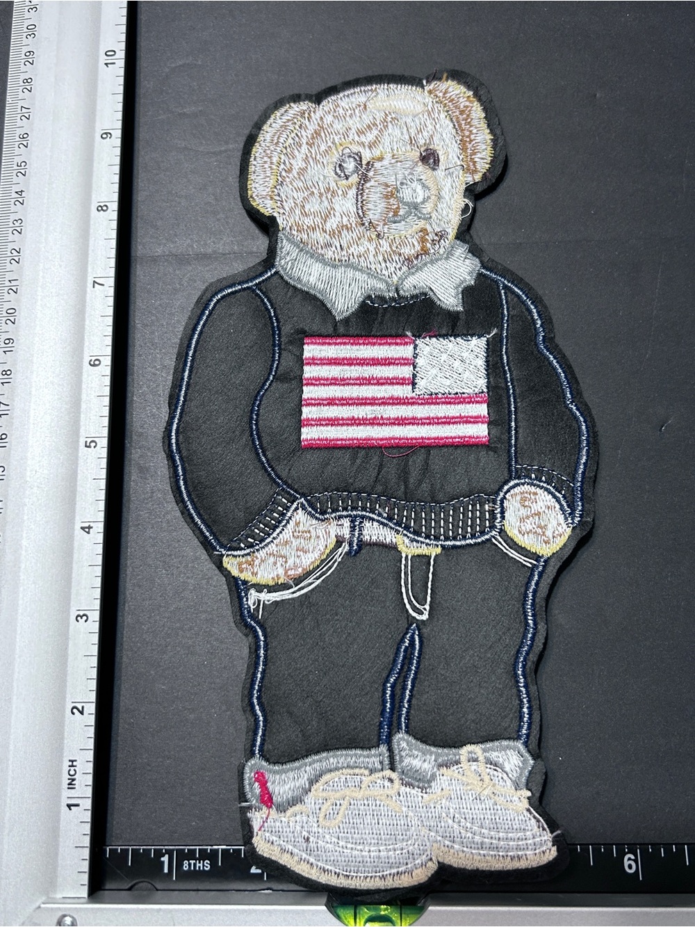 Polo by Ralph Lauren Bear Patch – Navy, Gold, Red, White sew on - Picture 4 of 5
